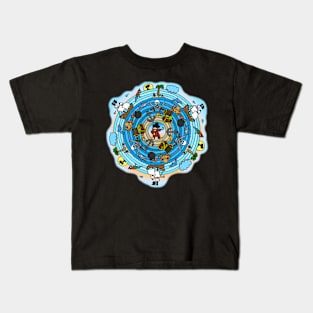 Pirate Themed Mandala Kids T-Shirt